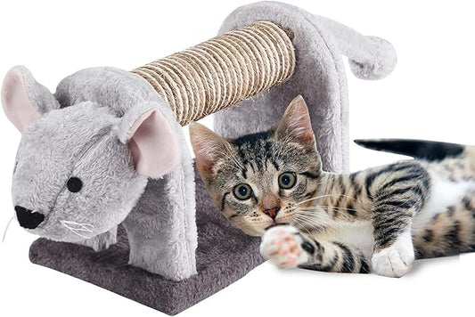 GIA Home Furniture Series Catch The House Mouse, Cat Scratching Post, Gray