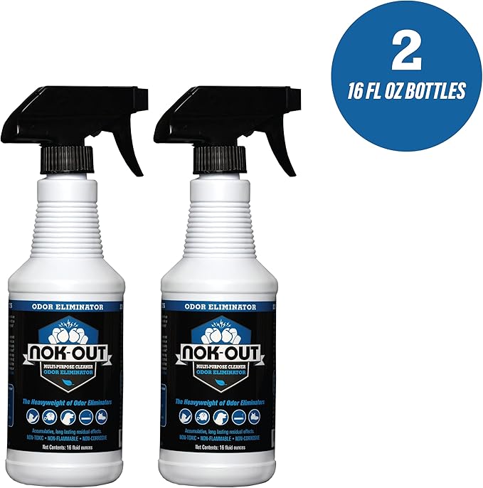 Odor Remover, Pet Deodorizer and Cleaning Spray, 16 Fluid Ounce Spray, 2-Pack