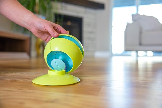 Catstages Twist-A-Ball Track Convertible Cat Track with Three Ways to Play, Standing, Infinity, or Rolling Ball Track, Blue