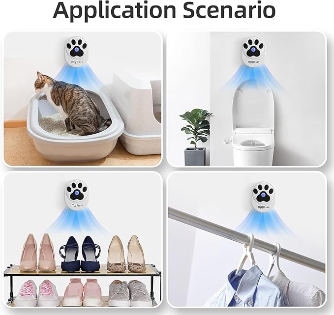 Cat Litter Deodorizer (99% Deodorization) Dust-Free for All Kinds of Cat Litter Box, Bathroom, Kitchen and Others. Litter Box Odor Eliminator 99.9%