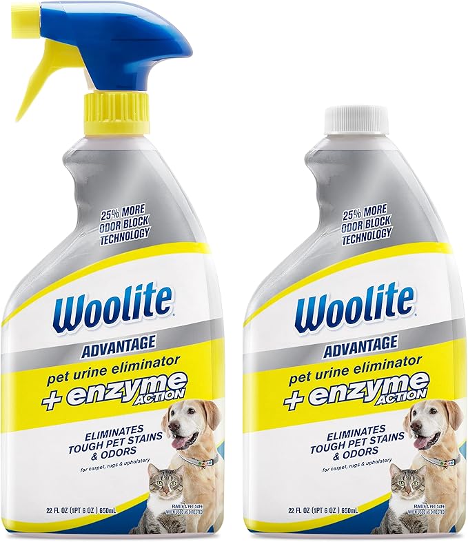 Woolite Advantage Pet Urine Eliminator, 44 Fl Oz, Pack of 2