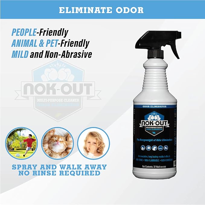 Odor Remover, Pet Deodorizer and Cleaning Spray, 16 Fluid Ounce Spray, 2-Pack