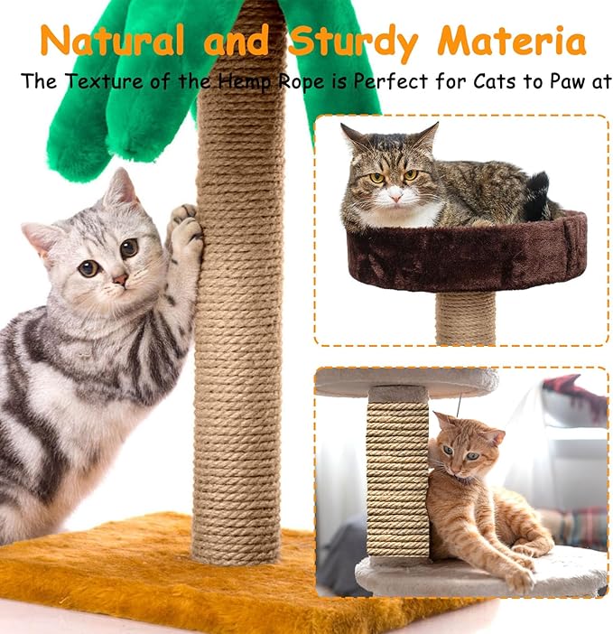 Jute Rope for Cat Scratch Post 1/6" mm Diameter 164 FT Cat Natural Hemp Rope Cat Tower Repair Rope Cat Tree Rope Replacement Recovering and DIY