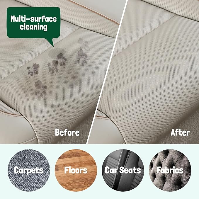Sunny & Honey Pet Stain and Odor Remover - Enzyme Cleaner, Pet Odor Eliminator, Carpet Stain Remover, Odor Neutralizer, Carpet Cleaner for Pets, 1 Gallon Pet Carpet Cleaner Solution, Carpet Deodorizer
