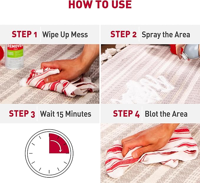 Nature's Miracle Advanced Stain and Odor Eliminator Foam Cat 17.5 Ounces, for Severe Cat Messes, Aerosol (1 CASE of 6 Individual 17.5 OZ CANS)