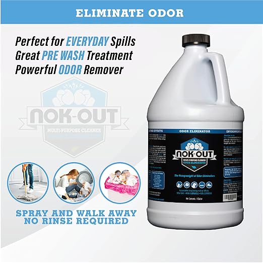 Odor Remover, Pet Deodorizer and Cleaning Spray, 1 Gallon, 2-Pack