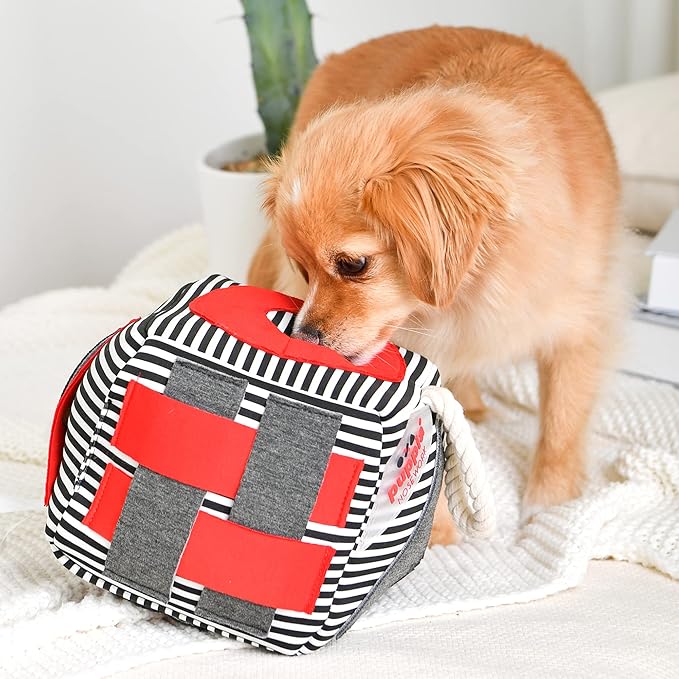 Puppia Nosework Toy - Striped - Navy