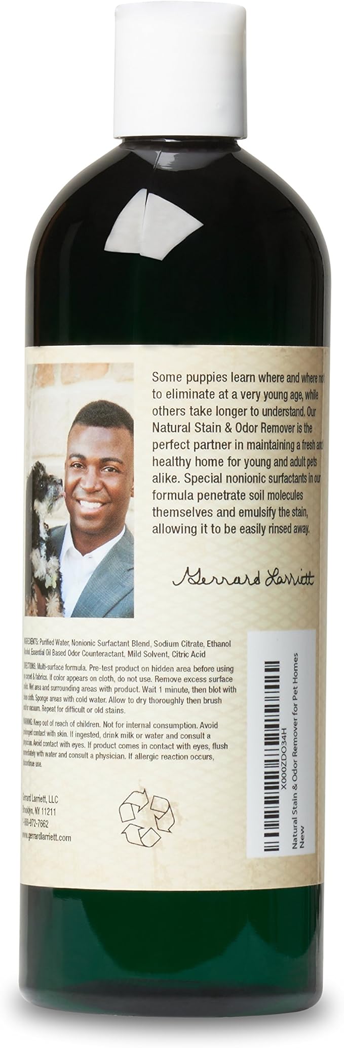 Natural Pet Stain and Odor Remover - Pet Urine Enzyme Cleaner with Dog & Cat Urine Odor Eliminator - Pet Carpet Cleaner Solution with Citrus Oil Blends, 16 oz