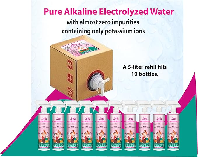 6-in-1 Pet-Safe Cleaner and Odor Remover Refill (5 Liter) Cleans pet Coat, Paws, Toys. Eiminates pet Odors. Removes pet Messes on Carpet, Floor, Upholstery, car seat on Contact. No Rinse.