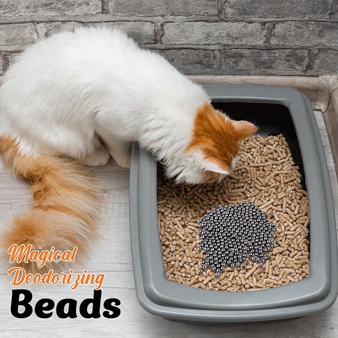 Pack of 3 - Cat Litter Deodorizer (Unscented) - Activated Carbon