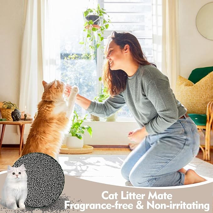 Sukh 14oz Cat Litter Deodorizer - Cat Litter Deodorizer Beads Fragrance Free Litter Box Odor Eliminator Keeps the Air Around Your Cat's Litter Box Fresh Easy to Apply Physical Deodorization