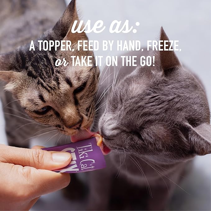 Tiki Cat Stix Mousse Treats, Single Serve Indulgent Lickable Treat or Dry Food Topper, Variety Pack with Salmon, Chicken, and Tuna, 3 oz. Pouch (Pack of 12)