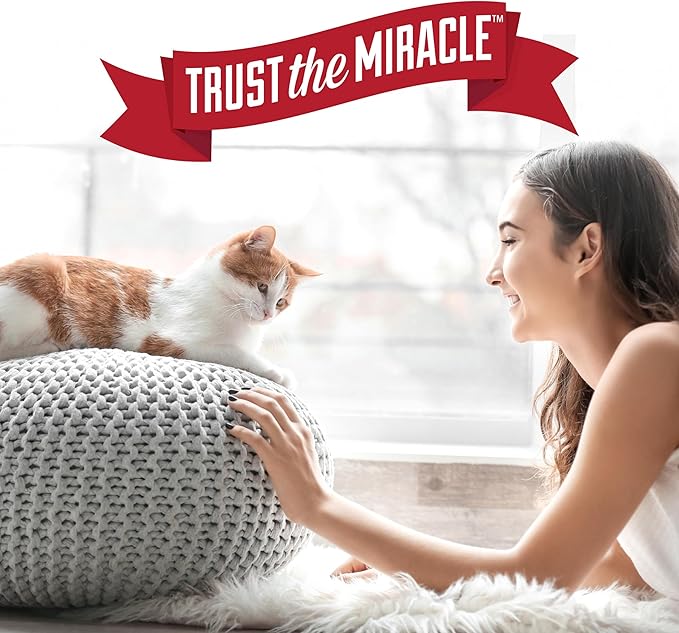 Nature's Miracle Advanced Stain and Odor Eliminator Foam Cat 17.5 Ounces, for Severe Cat Messes, Aerosol