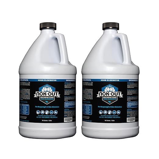 Odor Remover, Pet Deodorizer and Cleaning Spray, 1 Gallon, 2-Pack
