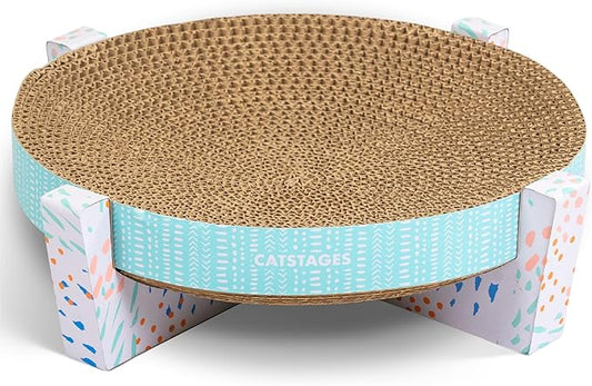 Catstages Scratch, Snuggle & Rest Corrugated Cat Scratcher With Catnip (packaging may vary)