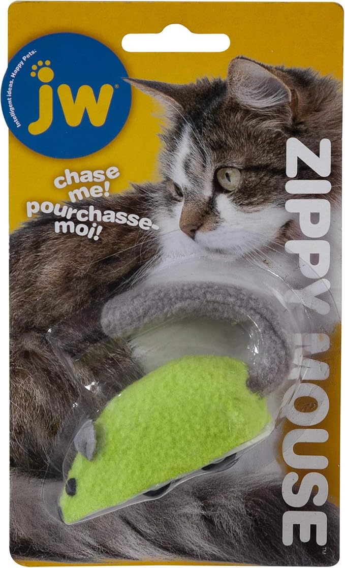 JW Cat Zippy Mouse Toy