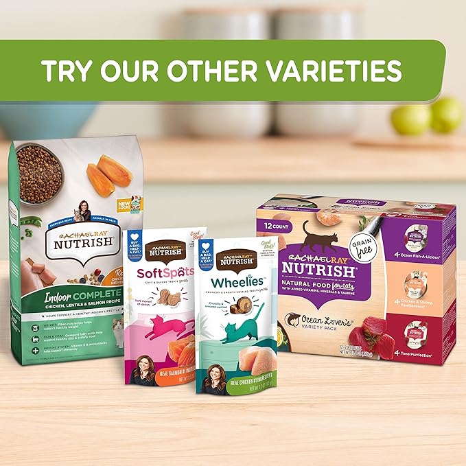 Rachael Ray Nutrish Love Bites Cat Treats, Chicken, 2.2 Ounces (Pack of 12)