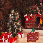 Christmas Money Box For Cash Gift Pull With Christmas Tree Card And Transparent Bags Surprise Money Holder Cash Gift Xmas Money Pull Box For Christmas Birthday New Year Party Supplies